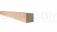 Handlauf Holz Wandhandlauf Profil 40x40 Wandhalter Edelstahl Treppengeländer