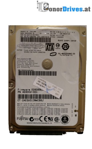 FUJITSU  - MHZ2250BH G2- 250 GB - SATA - CA07018-B31700C1 Rev.*
