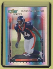 2006 Score Scorecard Todd Devoe #33/100 Broncos
