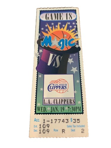 1999 Orlando Magic Commemorative 10th Year Anniversary Playoff