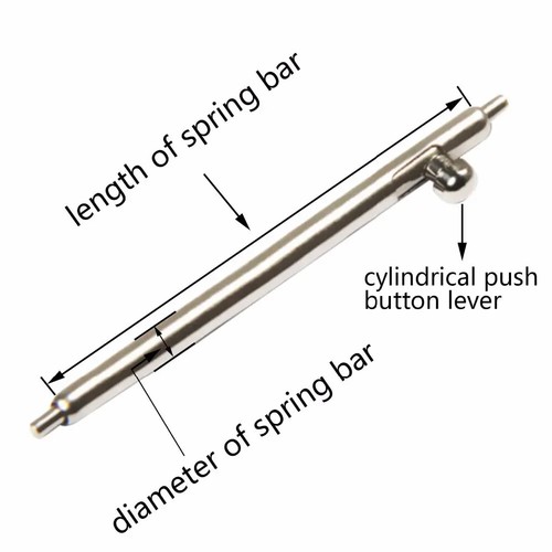 2/6/8/10x Quick Release Spring Bar Pins Lugs 20mm 22mm For Universal Watch Band - Picture 4 of 8