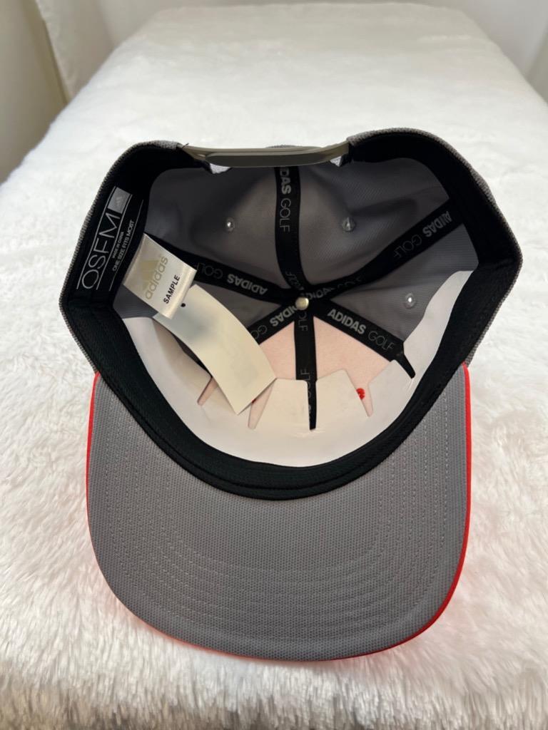 ADIDAS GOLF Men's FLAT BILL Snapback Golf Hat Hi Res Red NWT