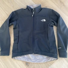 The North Face Apex Full Zip Jacket Womens Size Medium Black Soft Shell