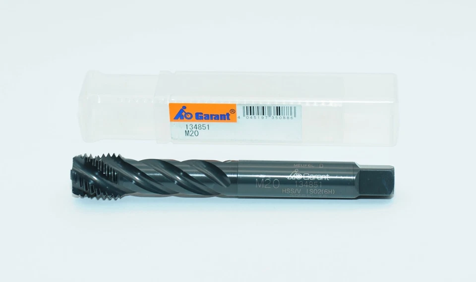 Gewindebohrer M20 HSS/V ISO2 6H Form C Garant 134851 RHV42223 - Bild 1 von 4