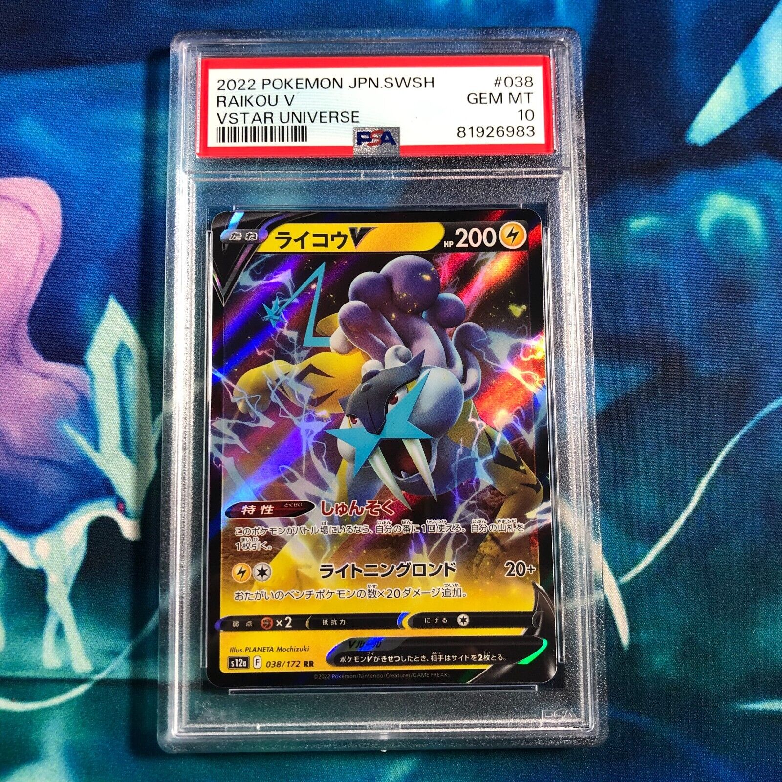 Raikou V - 218/172 - PSA 10 - SAR - Vstar Universe - Pokemon - 73745 –  Squeaks Game World