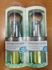 2 Pack: Ecotools Retractable Face Kabuki Powder Brush NEW (1214 R3P7)