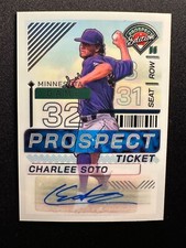 2024 Panini Prospect Baseball - Charlee Soto #192 Base Auto - Twins