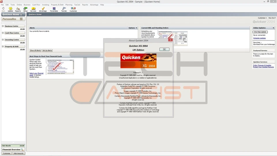 Quicken XG 2004 UK R2 Software - Windows 7, 8, 10, and 11 with full instructions - Image 4 of 4