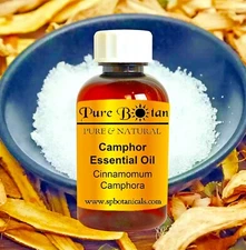 Camphor Essential Oil · 100% PURE & NATURAL · Aromatherapy · FAST SHIPPING · 4oz