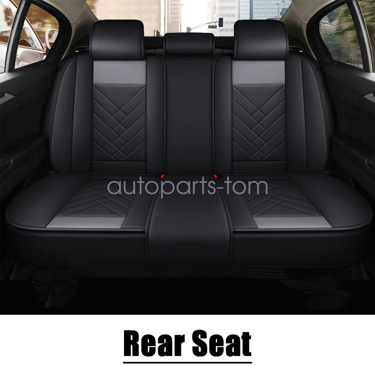 Faux Leather Seat Covers For Toyota – 5-Piece Set Front + Rear With Superhero Cape Design