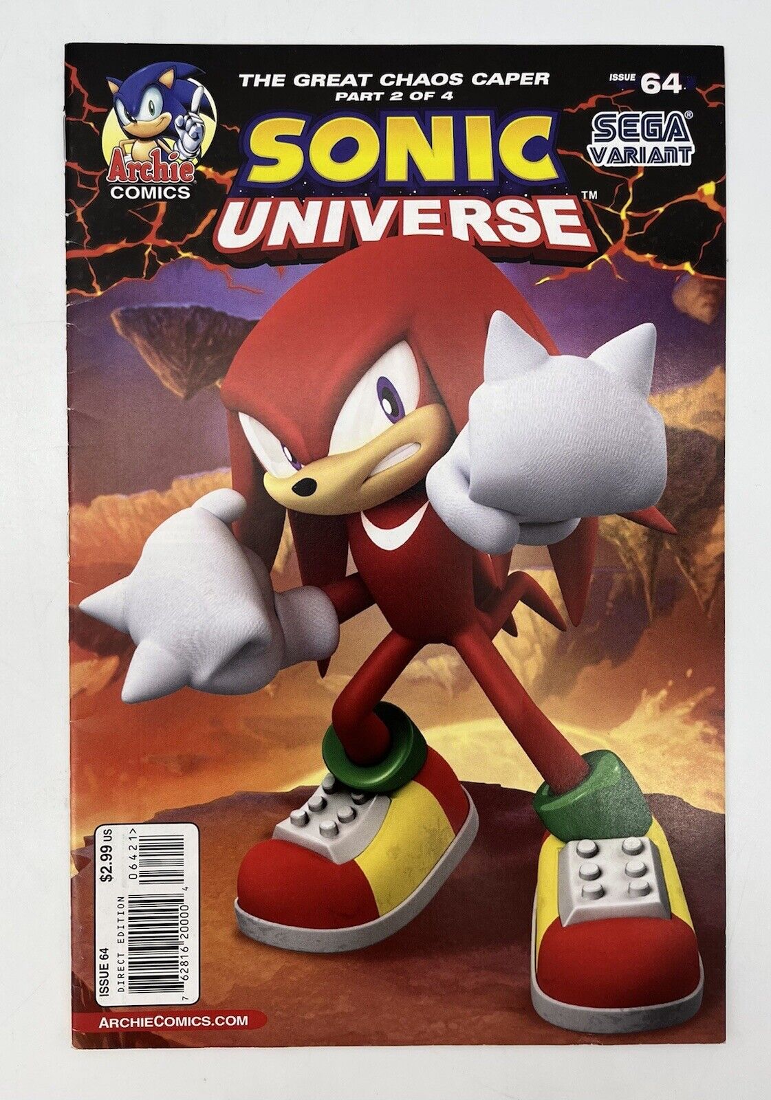 Exclusive: Knuckles Returns in “Sonic Universe” #64 [Preview