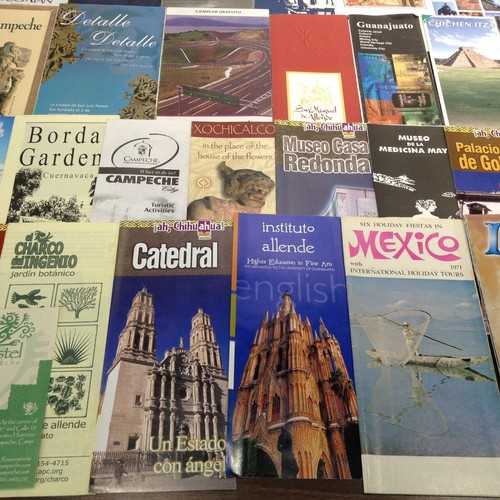 MEXICO - VINTAGE POSTCARD LOT (54pc) + Maps Pamphlets Advertisements Ephemera - Picture 11 of 15