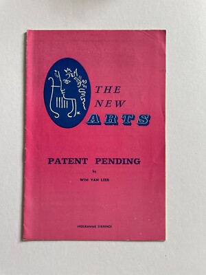 Vintage Playbill Patent Pending (1965) New Arts Theatre London Wim Van Leer
