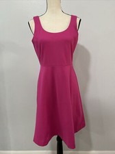 J. Crew Womens Dress Pink Fit And Flare Sleeveless Stretch Small New $89