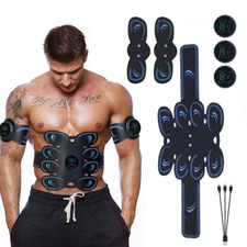 Wireless EMS Muscle Stimulator Toner ABS Abdominal Trainer Body Fitness Massager