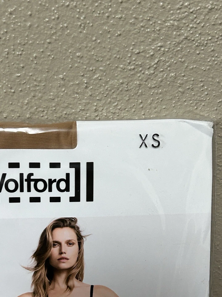 Wolford Katy Suspender Tights XS Black Opaque Lingerie Back Seam - Image 2 of 4