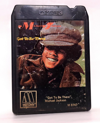 MICHAEL JACKSON GOT TO BE THERE 8-Track Tape Soul R&B Pop Motown M