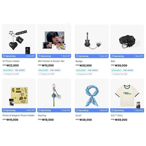 BTS JIN ECHO PRODUCTS MERCH MD ÍDOLO OFICIAL KPOP KIM SEOKJIN SOLO