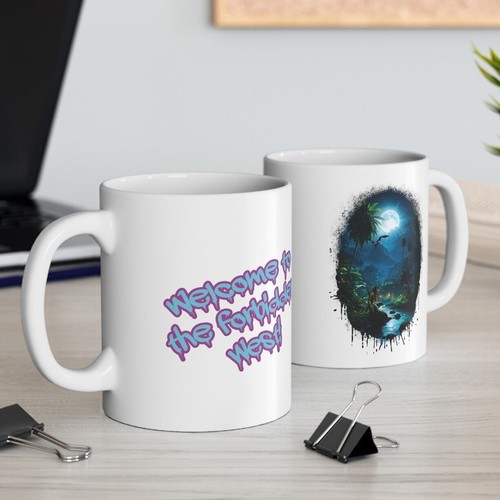 Video Game Ceramic Mug, Aloy, 11oz 15oz, Gamer mug, Gift for Gamers. - 第 1/12 張圖片