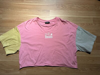 Tally Weijl Cropped Shirt Colorblock L