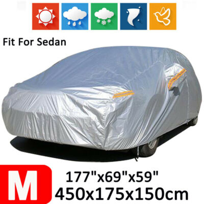 NEVERLAND 190T Autoabdeckung Atmungsaktiv Ganzgarage UV Schutz Wasserdicht 450CM