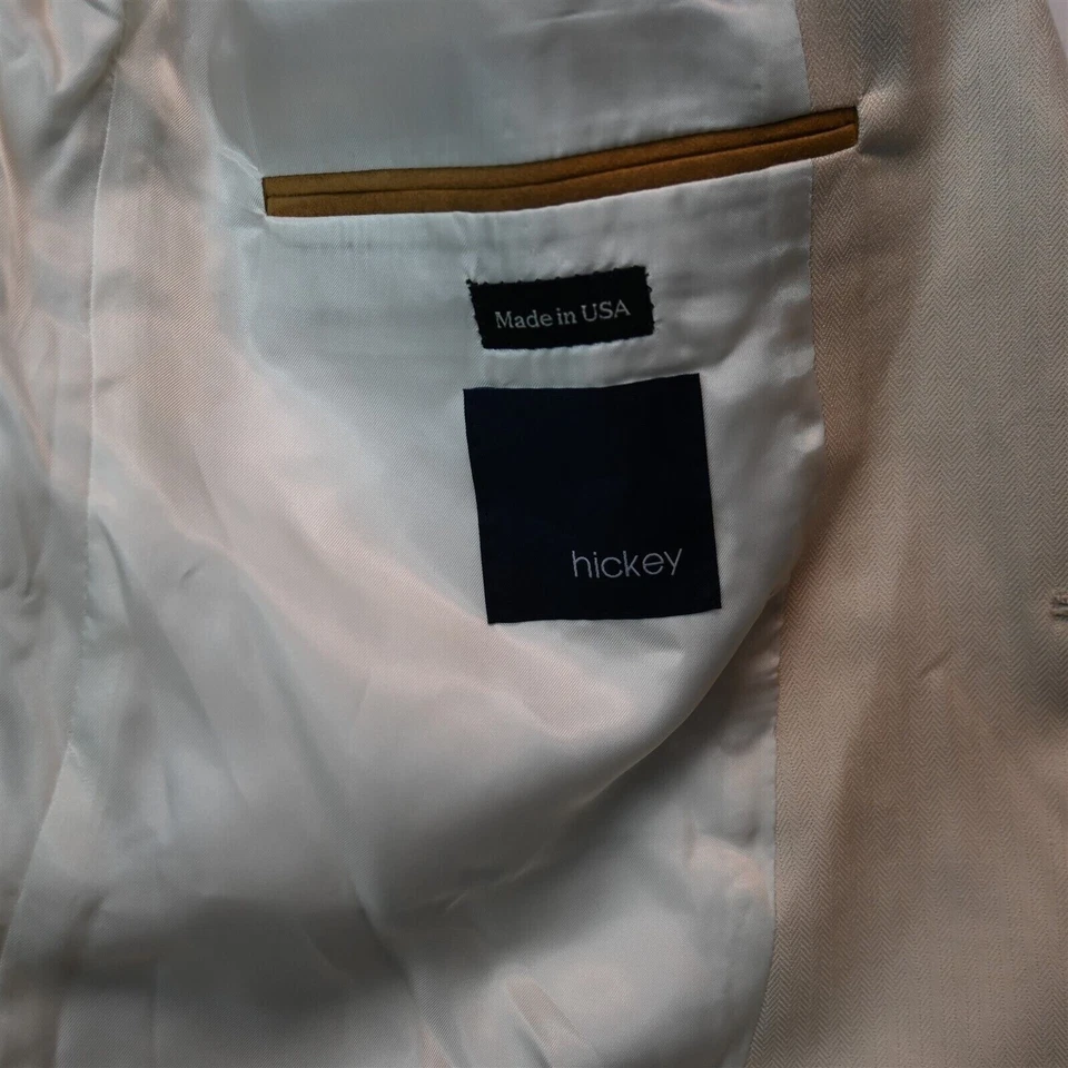NUEVO Hickey 44R L Faribault Lana Hecho en Molino EE. UU. Blazer Abrigo Deportivo Chaqueta Foto 4 de 4