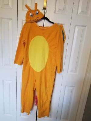Pokemon Charizard Child youth Costume Rubie's L orange jumpsuit hat 2017