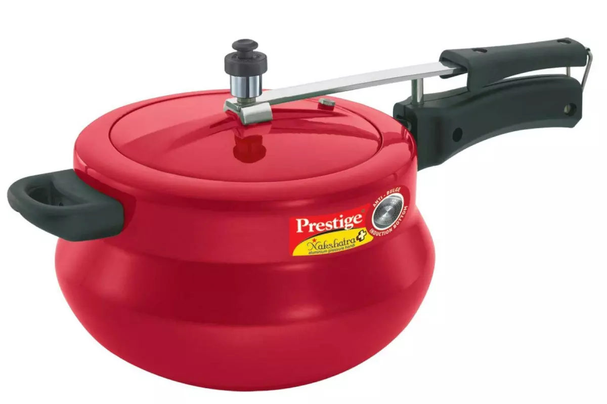 Prestige Nakshatra Plus Aluminium Pressure Handi 5 Litres With One Extra Gasket
