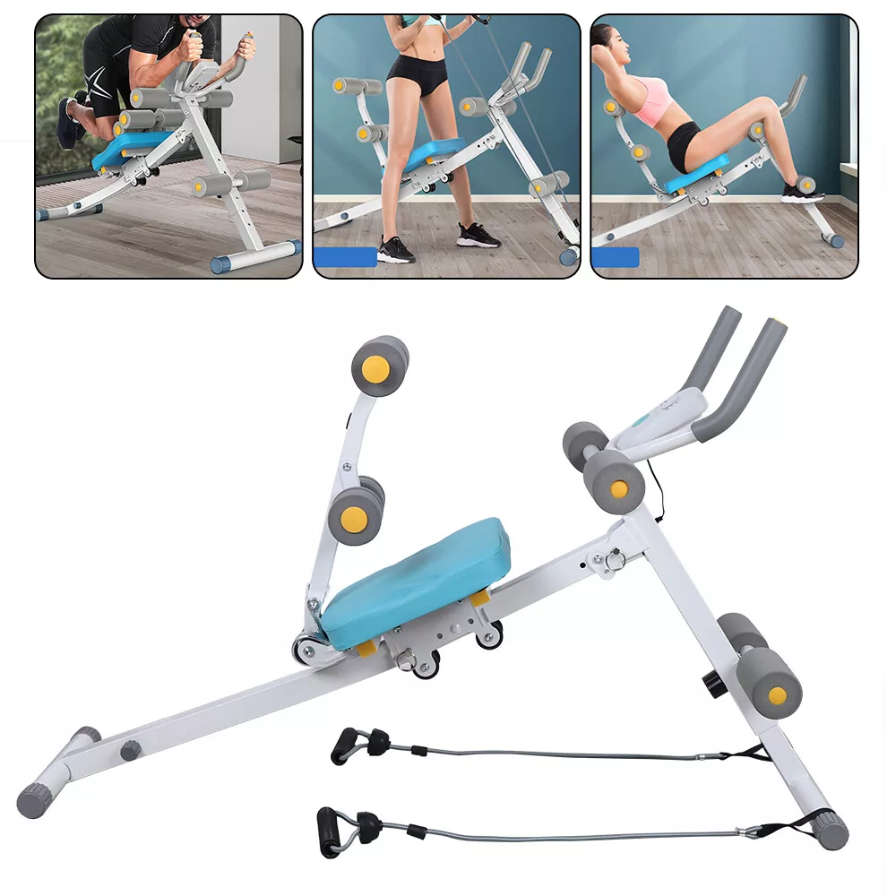 Sit-Up Abdomen Machine Abdominal Cruncher Fitness Body Shaper Gym Equipment  NEW