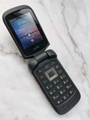 Unlocked Sonim XP3 XP3800 - Black 4G 1+8GB VERIZON LTE rugged Flip Phone Used