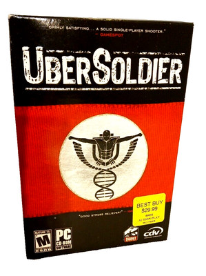 CDV Computer Game UberSoldier Complete With Manual Three CD, s