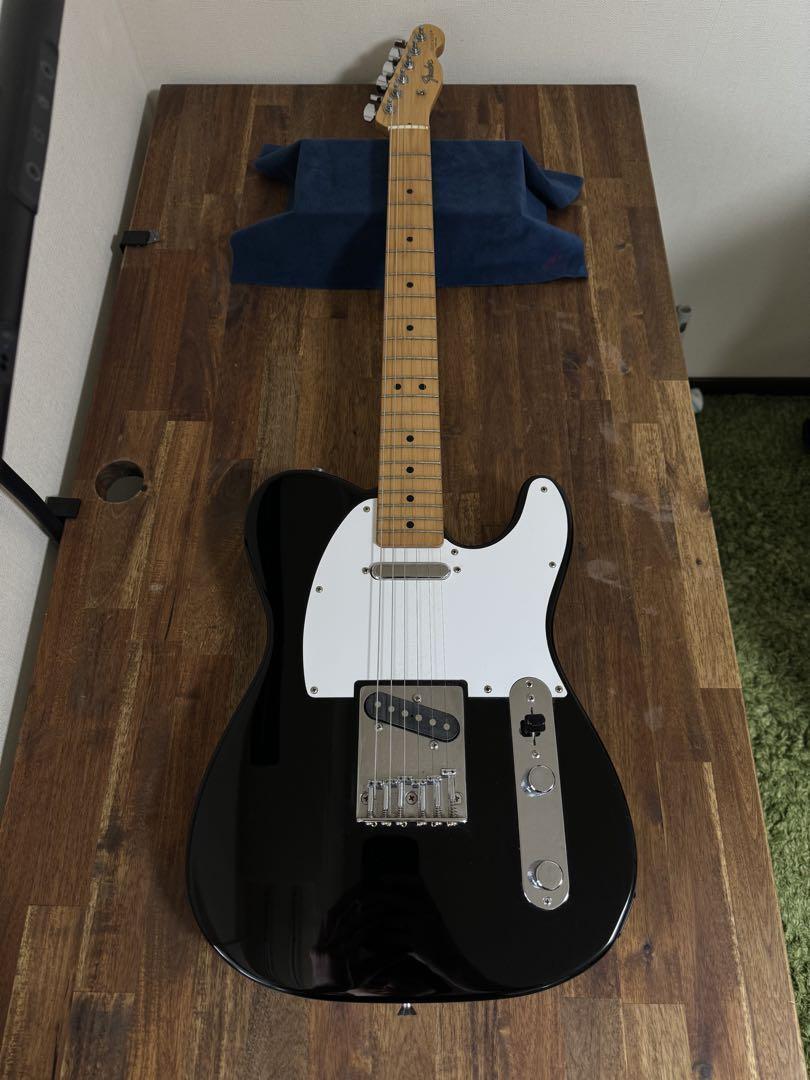 Fender Telecaster Black Electric Guitar W/Gig Bag Pick Used Fender Telecaster Black Electric Guitar W/Gig Bag Pick Used