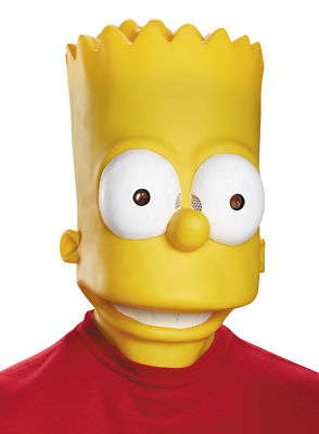 maschera di bart simpson