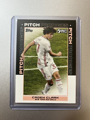 Caden Clark New York Red Bulls Topps MLS Soccer 2021 PITCH PRODIGIES ROOKIE