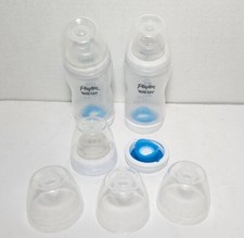Playtex VentAire Advance Baby Bottle 8 oz  Lot of 2 Bottles and Accessories
