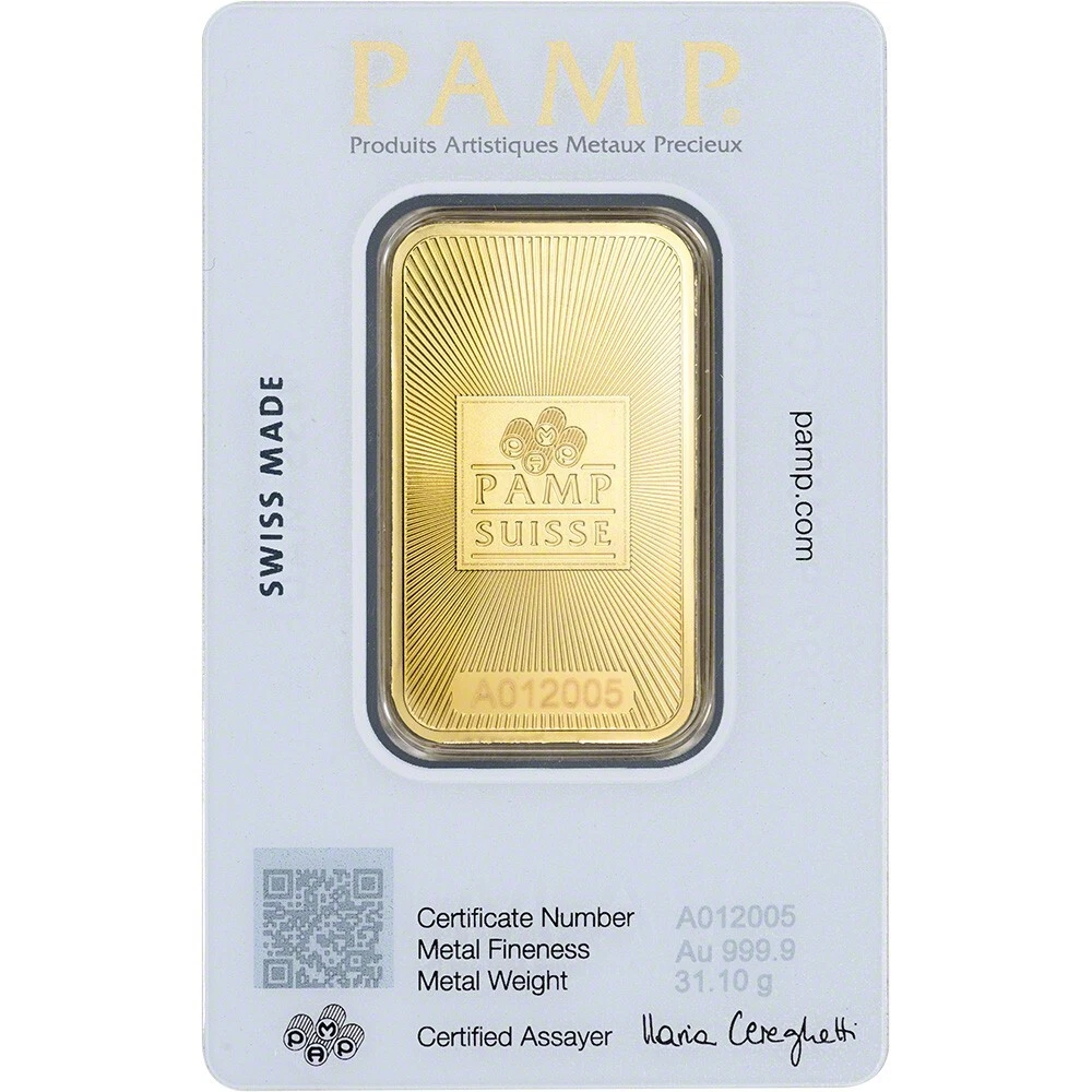 vamos a hacerlo pintar Bienes diversos 1 oz Gold Bar - PAMP Suisse - 999.9 Fine in Sealed Assay | eBay vamos a hacerlo pintar Bienes diversos 1 oz Gold Bar - PAMP Suisse - 999.9 Fine in Sealed Assay | eBay