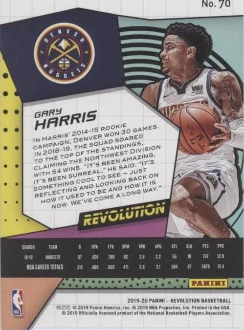 2019-20 Panini Revolution - Gary Harris #70
