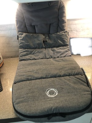 bugaboo universal footmuff grey melange