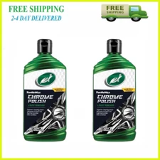 2pk Turtle Wax Renew Restore Chrome Polish and Rust Remover, 10 oz, Free Ship