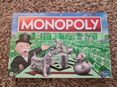 Brand New Sealed MONOPOLY BOARD GAME 2017 Hasbro Gaming AGES 8+ T-Rex C1009