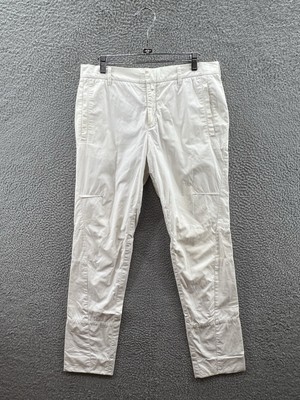 Gucci Made In Italy Men's White Casual Dress Pants Size 46 Actual 32x30.5