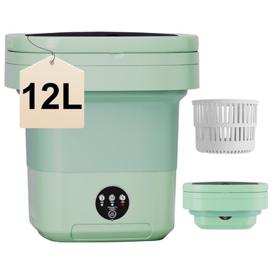 #ad #ad Pentantan 105210 12L Portable Washing Machine Mini Foldable Washer for $25.00