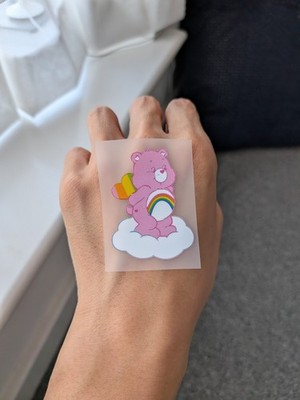 Care Bears Cartoon Wärmeübertragung Bügelbild T-Shirt Kappe Stoff Druck Patch