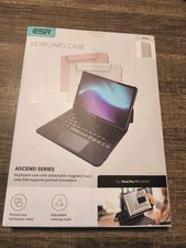 ESR Ascend iPad Pro 11 Inch Case with Keyboard M5/M4, 2025/2024, Magnetic, White