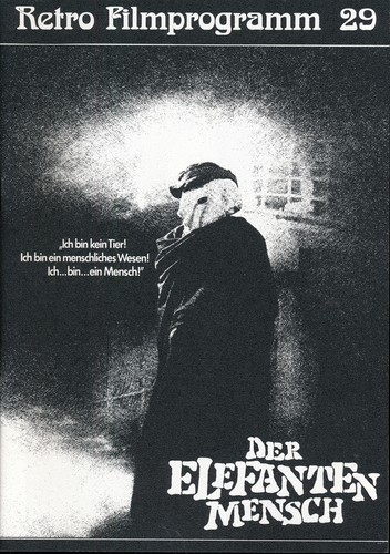 Der Elefantenmensch - David Lynch - Retro Filmprogramm - Nr. 29 ungelocht (76/4)