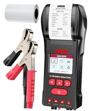 BST600 12V 24V Battery Tester with Built-in Printer, Automotive Battery Load
