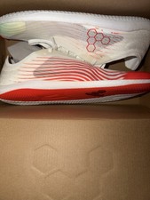 Vivabarefoot Primus Flow M Bright White/Neon Orange Size 9 UK Brand New In Box