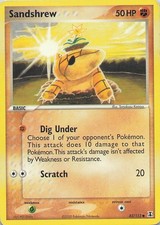 Sandshrew Common Delta Species 82/113 MP on eBay