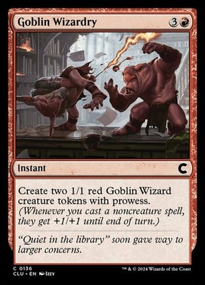 1 x Goblin Wizardry - Ravnica: Clue Edition - NM-Mint - MTG