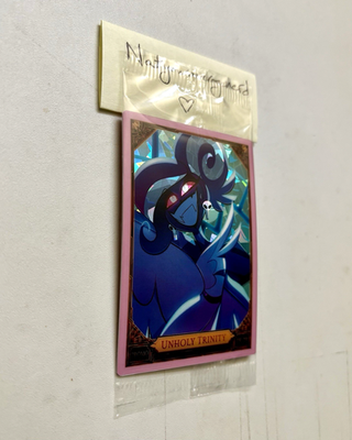 NEW 2025 Hazbin Hotel TCG Promo Card 19 UNHOLY TRINITY VEL Cracked
